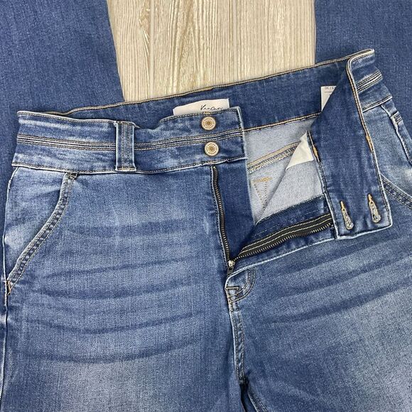 KanCan Matilda High Rise Jeans Size 13/30 Medium Wash Bootcut Stretch - Picture 6 of 10